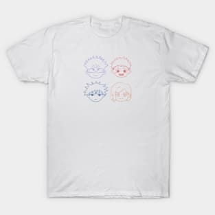 Cute gojo, yuji, megumi, nobara team T-Shirt